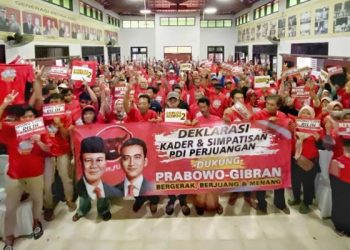 Keberlanjutan Program Jokowi, Kader dan Simpatisan PDIP Mataraman Dukung Prabowo-Gibran