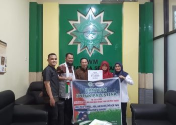 MELALUI LAZISMU SUMATERA SELATAN, PIMPINAN WILAYAH AISYIYAH SUMATERA SELATAN SALURKAN DONASI KEMANUSIAAN UNTUK PALESTINA SEBESAR 36 JUTA