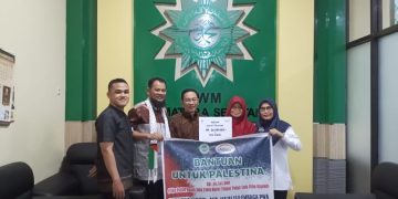 MELALUI LAZISMU SUMATERA SELATAN, PIMPINAN WILAYAH AISYIYAH SUMATERA SELATAN SALURKAN DONASI KEMANUSIAAN UNTUK PALESTINA SEBESAR 36 JUTA