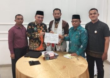 PIMPINAN CABANG MUHAMMADIYAH ILIR TIMUR 1 PALEMBANG SALURKAN DONASI PALESTINA SEBESAR 45 JUTA MELALUI LAZISMU SUMATERA SELATAN