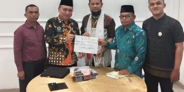 PIMPINAN CABANG MUHAMMADIYAH ILIR TIMUR 1 PALEMBANG SALURKAN DONASI PALESTINA SEBESAR 45 JUTA MELALUI LAZISMU SUMATERA SELATAN