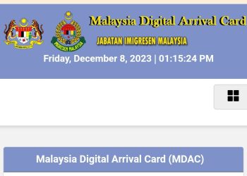 Ke Malaysia per- 1 Januari 2024 WAJIB isi form MDAC