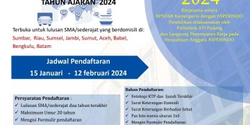 Sukses 3 Angkatan, ASPERINDO Buka Pendaftaran Beasiswa Program Setara D1 Angkatan Ke 4 bersama Politeknik ATI Padang