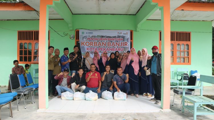 LAZISMU Pekanbaru Kembali Bantu Korban Banjir