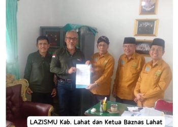 LAZISMU KABUPATEN LAHAT AUDIENSI SILATURAHMI DENGAN BAZANAS KABUPATEN LAHAT