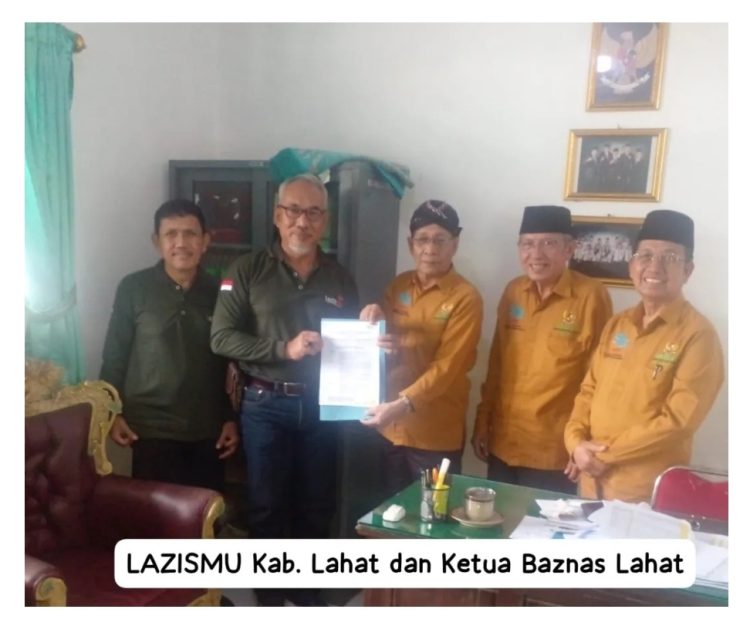 LAZISMU KABUPATEN LAHAT AUDIENSI SILATURAHMI DENGAN BAZANAS KABUPATEN LAHAT