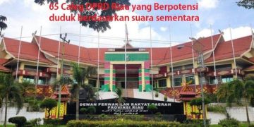 Ada Muka Baru di 65 Caleg DPRD Riau Peraih Suara Tertinggi yang Berpotensi Duduk