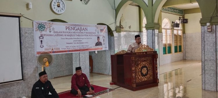 Kolaborasi LAZISMU  Palembang dan Majelis Tabligh Gelar Pengajian Bulanan, Siap Sambut Ramadhan