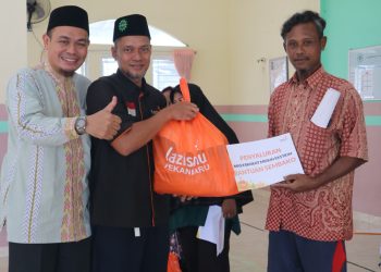 Lagi, LAZISMU Pekanbaru Berbagi Sembako untuk …