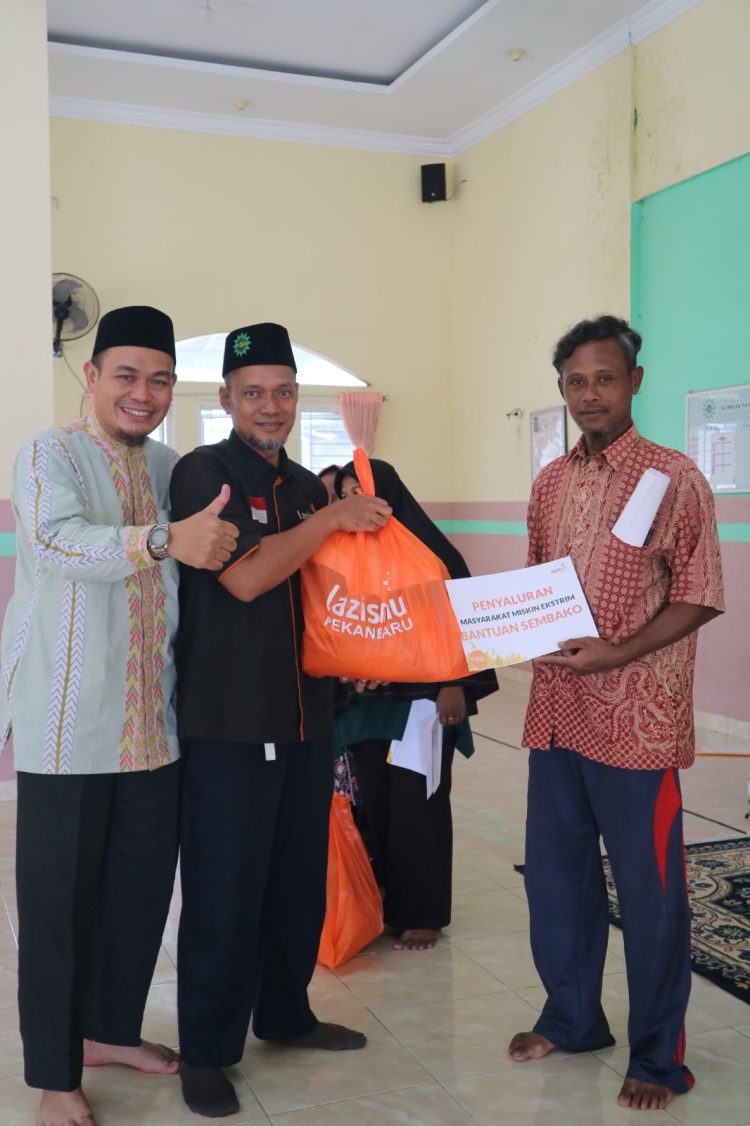 Lagi, LAZISMU Pekanbaru Berbagi Sembako untuk …