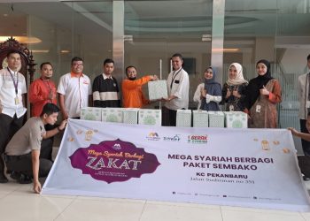 Bank Mega Syariah Salurkan 5.800 Paket Sembako di 41 Kota