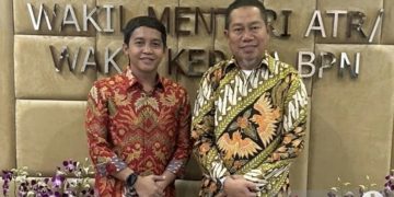 Wamen Raja Juli Antoni ATR/BPN RI dan Pj. Wali Kota Bima, HM. Rum, Bahas Percepatan Persub RTRW & Sertifikasi Lahan IAIN Bima