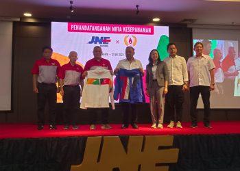 JNE dan KONI Menandatangani Nota Kesepahaman untuk Pengembangan Olahraga Nasional