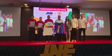 JNE dan KONI Menandatangani Nota Kesepahaman untuk Pengembangan Olahraga Nasional