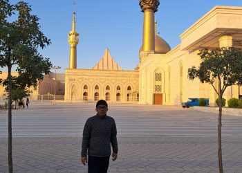 Muhammad Adil Laska Mengunjungi Masjid Ali Khomenei di Teheran, Iran