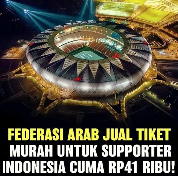 SAFF Menjual Tiket Pertandingan Arab Saudi vs Indonesia, Mulai dari Rp41 Ribu