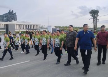 HUT TNI di IKN, Presiden Lepas Ribuan Pelari
