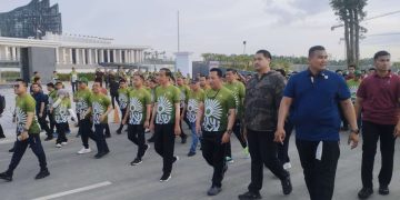 HUT TNI di IKN, Presiden Lepas Ribuan Pelari