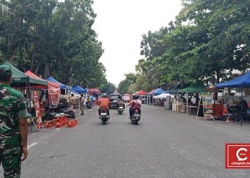 Kawasan Cut Nyak Dien Kembali Dibuka, Masih Ada Pedagang yang Komplain Soal Lapak