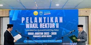 Jadi PAW, Dr Baidarus Resmi Dilantik Jadi WR II Umri