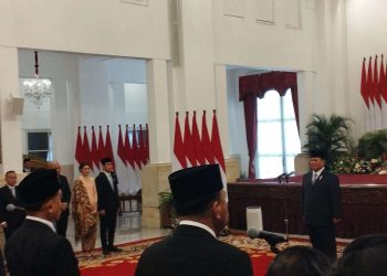 Presiden Prabowo Lantik Menteri Kabinet Merah Putih