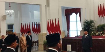 Presiden Prabowo Lantik Menteri Kabinet Merah Putih
