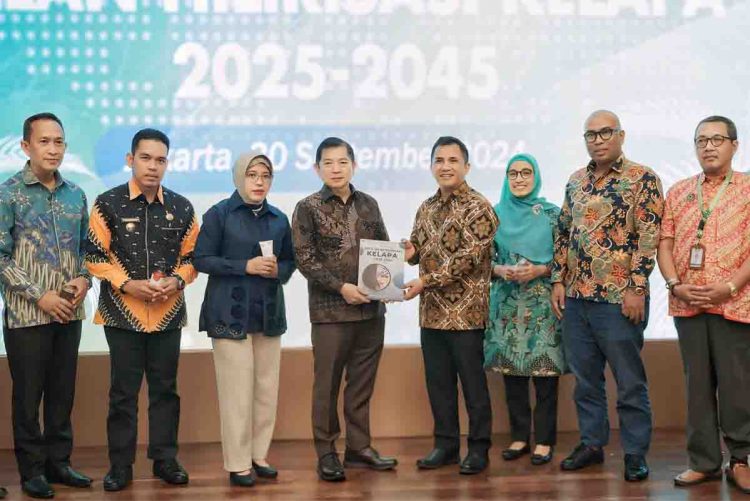 Ikut Hadir dalam Peluncuran Roadmap Hilirisasi Kelapa Nasional, Pj Bupati Inhil Singgung Anggaran DBH