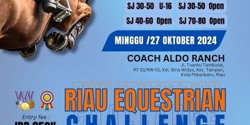 Coach Aldo kembali Gelar Event Bergengsi Riau Equestrian Challenge 2024 – Series 2 pada Hari Sumpah Pemuda