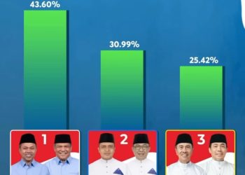 Quick Count LSI, Paslon Abdul Wahid-SF Hariyanto Unggul di Riau