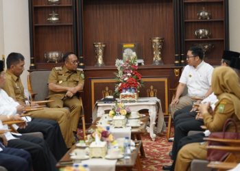 Ma’al Abror Ketua PMI Riau dan Jajaran Pengurus Silaturahmi dengan Pj Gubernur Riau