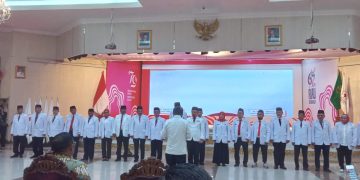 Ketum PMI M. Jusuf Kalla Lantik Pengurus Provinsi Riau 2024 – 2029, Kukuh Ma’al Abror sebagai Ketua