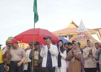 Jalan Sehat Milad ke-112 Muhammadiyah di Pekanbaru, Agung dan Markarius Tegaskan Dukungan untuk Umat