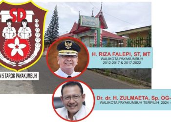 Lagi , Alumni SDN 5 Tarok Terpilih Jadi Walikota Payakumbuh