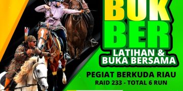 Coach Aldo Ajak Penggiat Berkuda di Riau untuk LAT BUK BER di Bulan Ramadhan