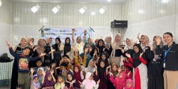 Sinergi Mahasiswa PPG UNRI 2024 dengan LAZ Energi Kebaikan Rokan