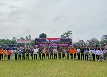 PMI Riau Hadir dalam Apel Gelar Pasukan Operasi Ketupat LK 2025 untuk Pengamanan Idul Fitri