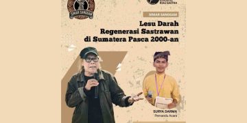 Regenerasi Sastrawan Sumatera Mandek, Siniar Sanggam Hadirkan Isbedy Stiawan ZS