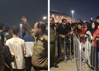 Suporter Protes Perlakuan Tidak Adil di Laga Indonesia vs Arab Saudi