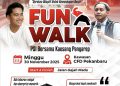 Fun Walk PSI Hadir Kaesang Pangarep dan Raja Juli Antoni