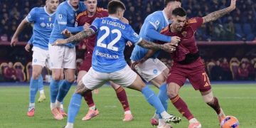 Hasil Liga Italia – Taring AS Roma Tumpul, Derbi del Sole Jadi Milik Napoli