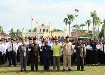 Lantik 3.054 Honorer Jadi ASN PPPK, Bupati Siak Tekankan Displin Jadi Prioritas Kedepan.