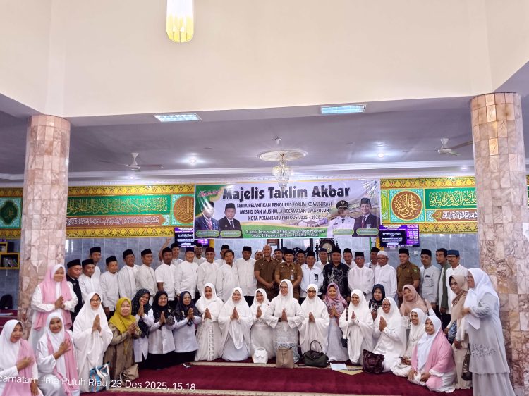 Sejarah Baru di Kec. Limapuluh: Forum Komunikasi Masjid dan Musholla Pertama Di bentuk oleh Pemerintah Kota Pekanbaru