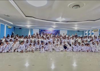 Inkanas Pekanbaru Gelar Ujian Kyu Semester II, Sebanyak 325 Karateka dari 16 Dojo Ambil Bagian
