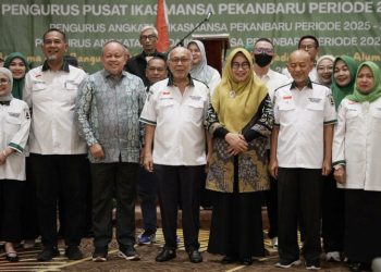 Lantik Pengurus Periode 2025-2030, IKASMANSA Pekanbaru Kumpulkan Donasi Rp48,2Juta untuk Bencana Sumatra