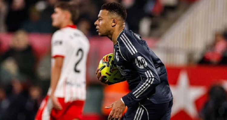 Real Madrid Nyaris Kalah dari Girona, Penalti Mbappe Jadi Penyelamat