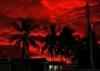 BMKG Buka Suara Penyebab Fenomena Langka Langit Pandeglang Memerah