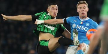Sassuolo Kalah Tipis di Markas Napoli, Jay Idzes: Kami Sudah Bermain Baik, tapi..