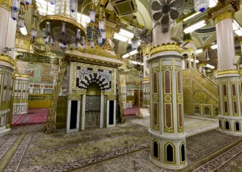 Mengenal 6 Pilar Bersejarah di Raudhah Masjid Nabawi