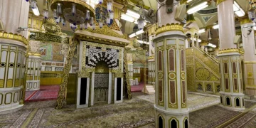 Mengenal 6 Pilar Bersejarah di Raudhah Masjid Nabawi