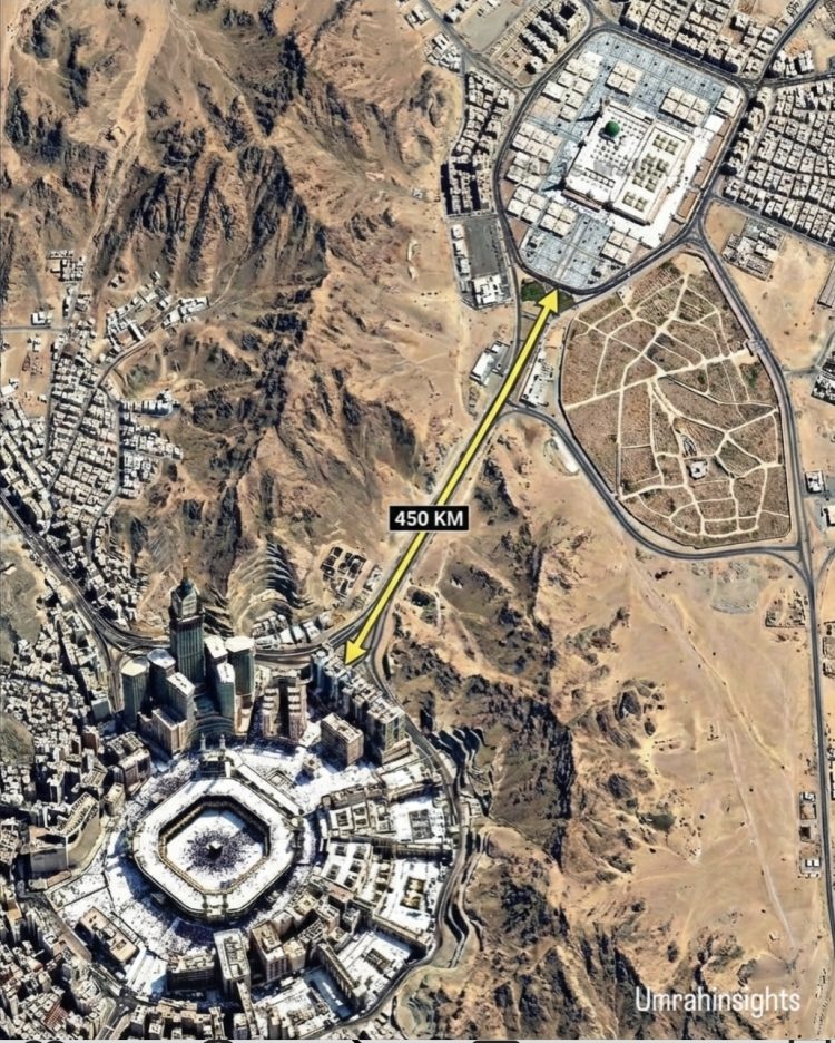 Perjalanan Spiritual dari Makkah ke Madinah: 450 Kilometer Iman, Sejarah, dan Cinta Rasulullah ﷺ